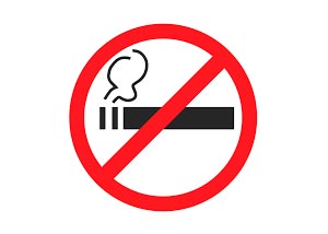 Запрещается курить (Пленка, 100х100 мм)