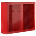 Щит пожарный закрытый металлический с сеткой 1300x1000x300