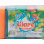 Губки для посуды "Glare" Maxi, с абразивом, 5 шт.